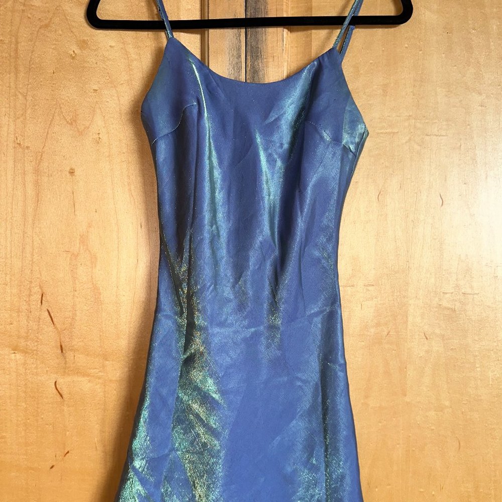 Holographic Mini Dress